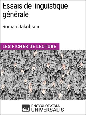 cover image of Essais de linguistique générale de Roman Jakobson